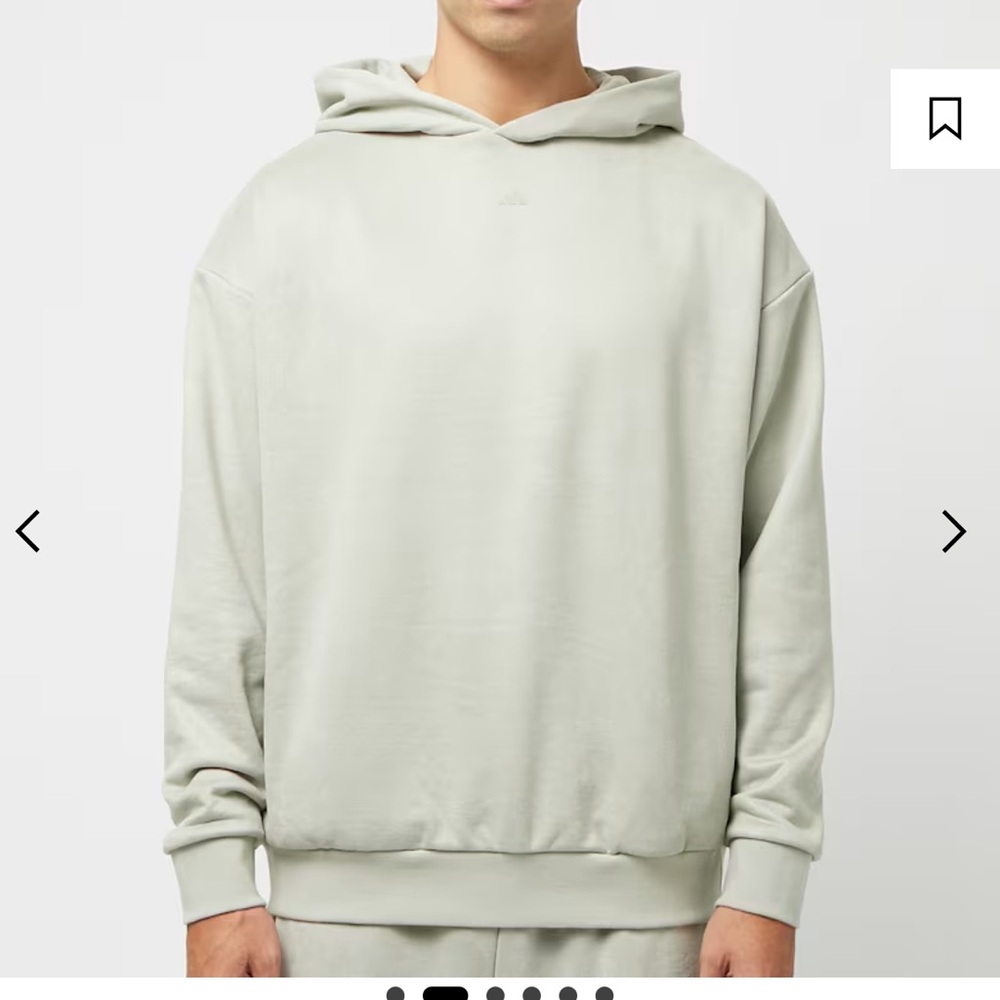 Adidas basketball Sueded Hoodie Sesame IN7707 UNISEX Size 2xS